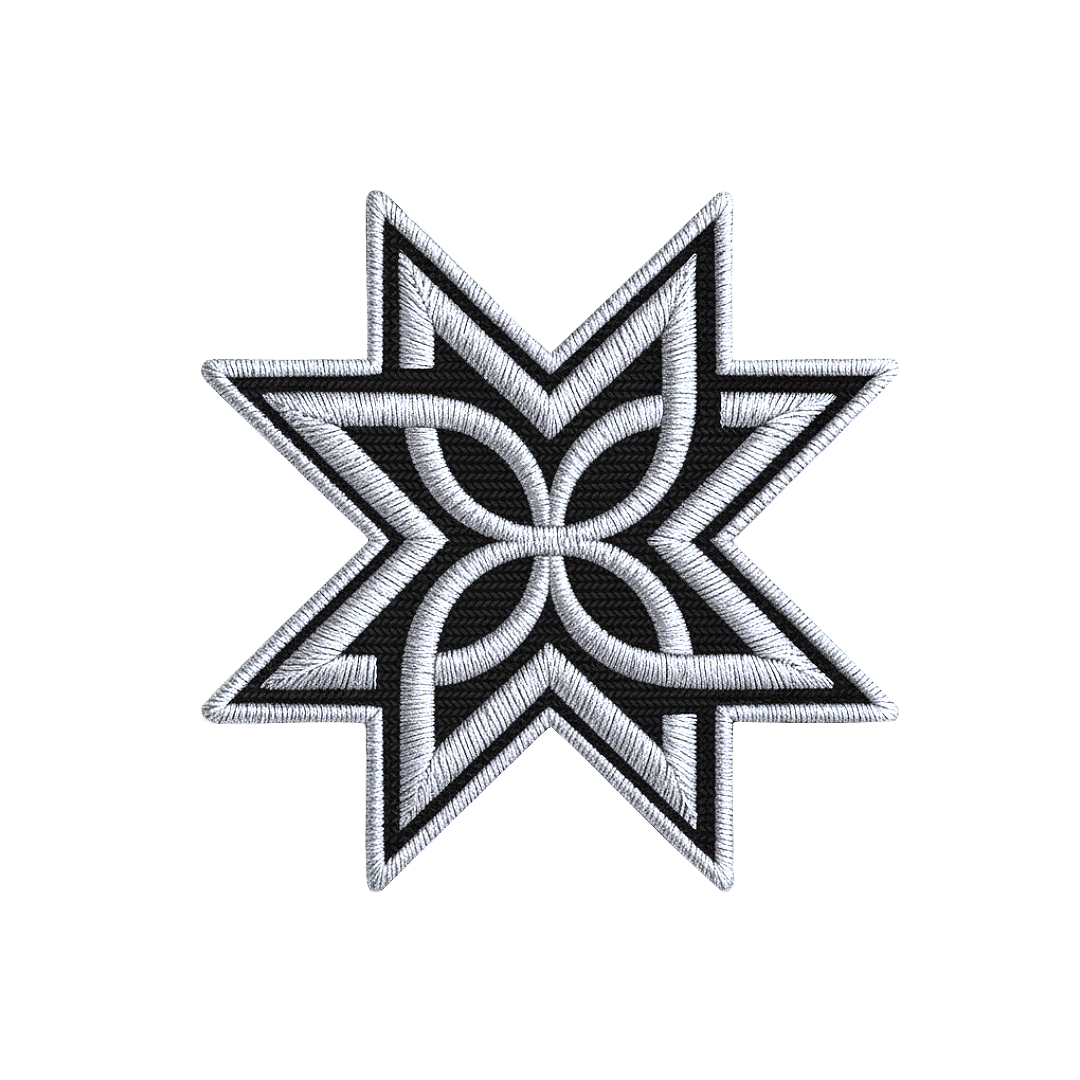 Logo Muriwai plateado y negro vectorizado
